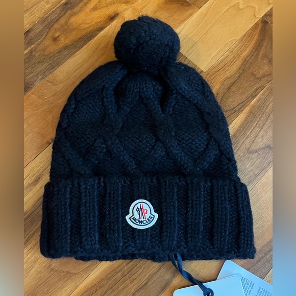 Moncler Wool Hat, NEW only black is available, NEW - Picture 4 of 11